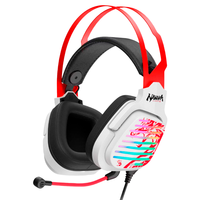 Наушники игровые проводные Bloody G560 Naraka Gaming / White