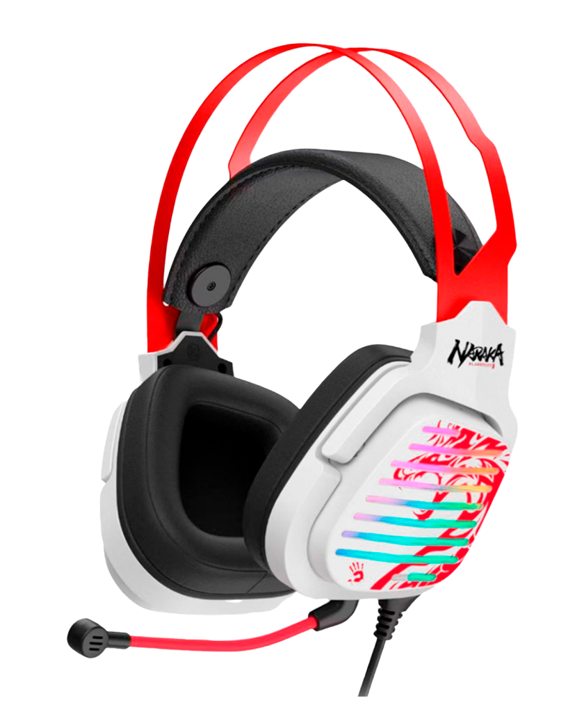 Наушники игровые проводные Bloody G560 Naraka Gaming / White