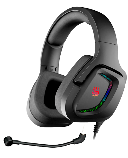 Наушники игровые проводные Bloody G573P Gaming / Black