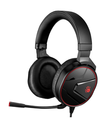 Наушники игровые проводные Bloody G600i Gaming / Black