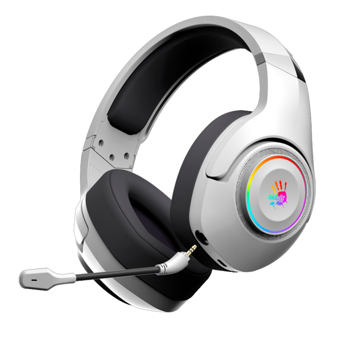 Наушники игровые беспроводные Bloody GR270 Gaming / White