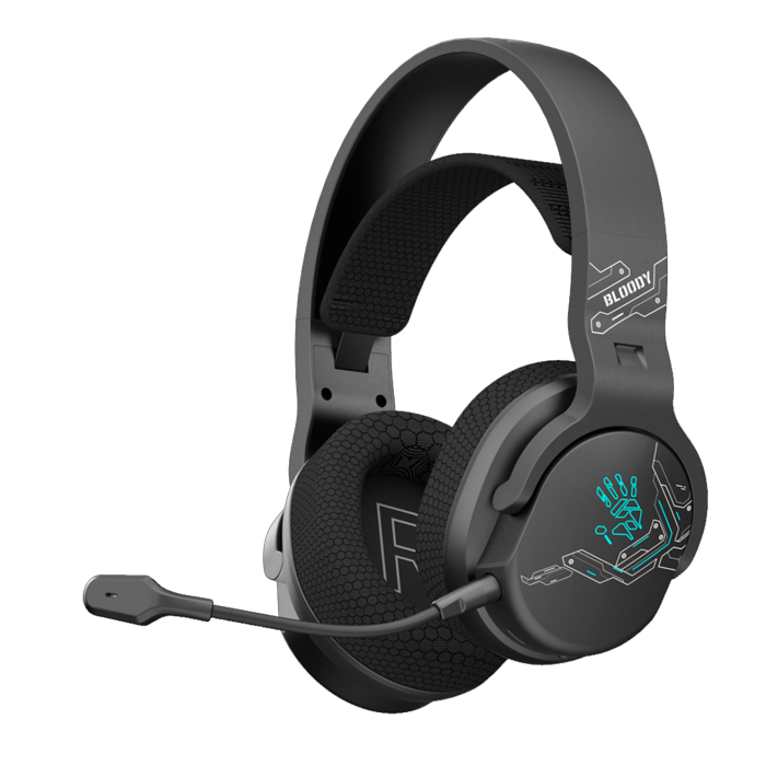 Наушники игровые беспроводные Bloody GR370 Sport Gaming / Black