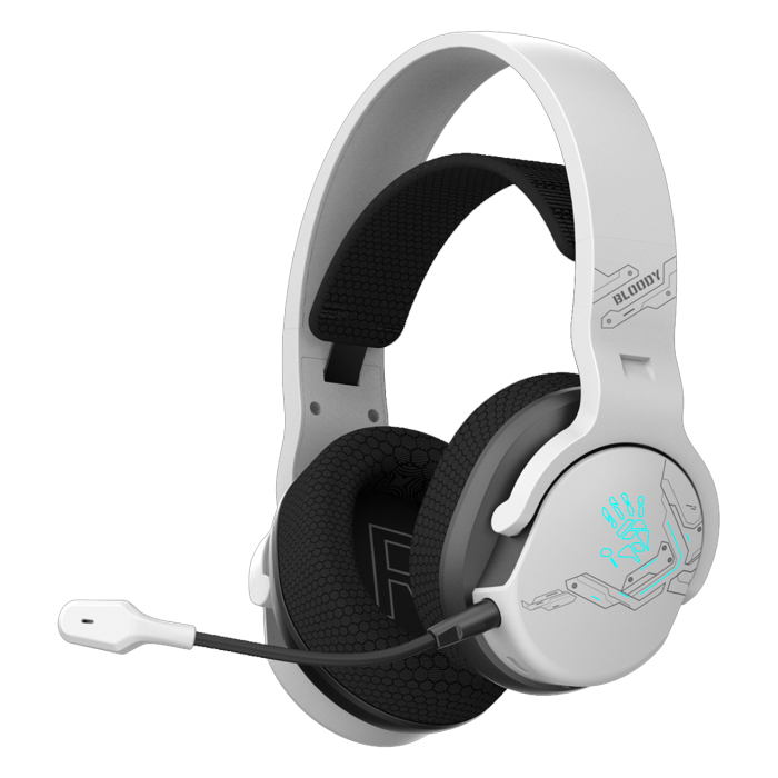 Наушники игровые беспроводные Bloody GR370 Sport Gaming / White