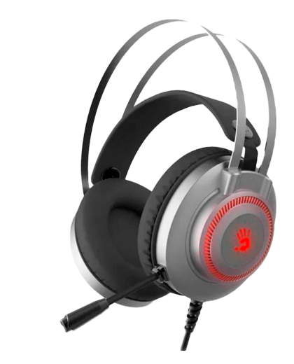 Наушники игровые проводные Bloody J200S Gaming / Grey