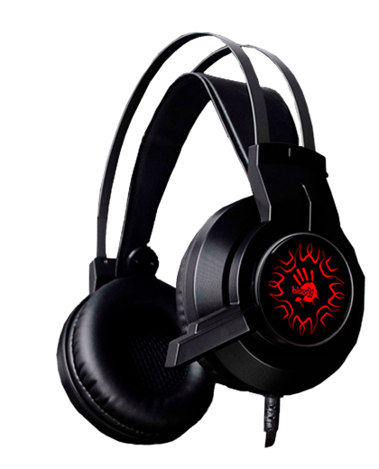 Наушники игровые проводные Bloody J437 Gaming / Black