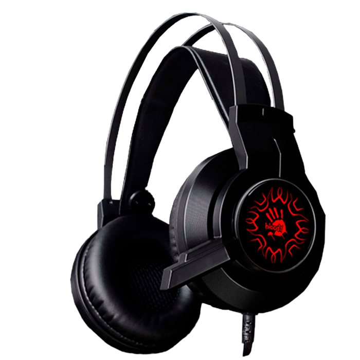 Наушники игровые проводные Bloody J437 Gaming / Black