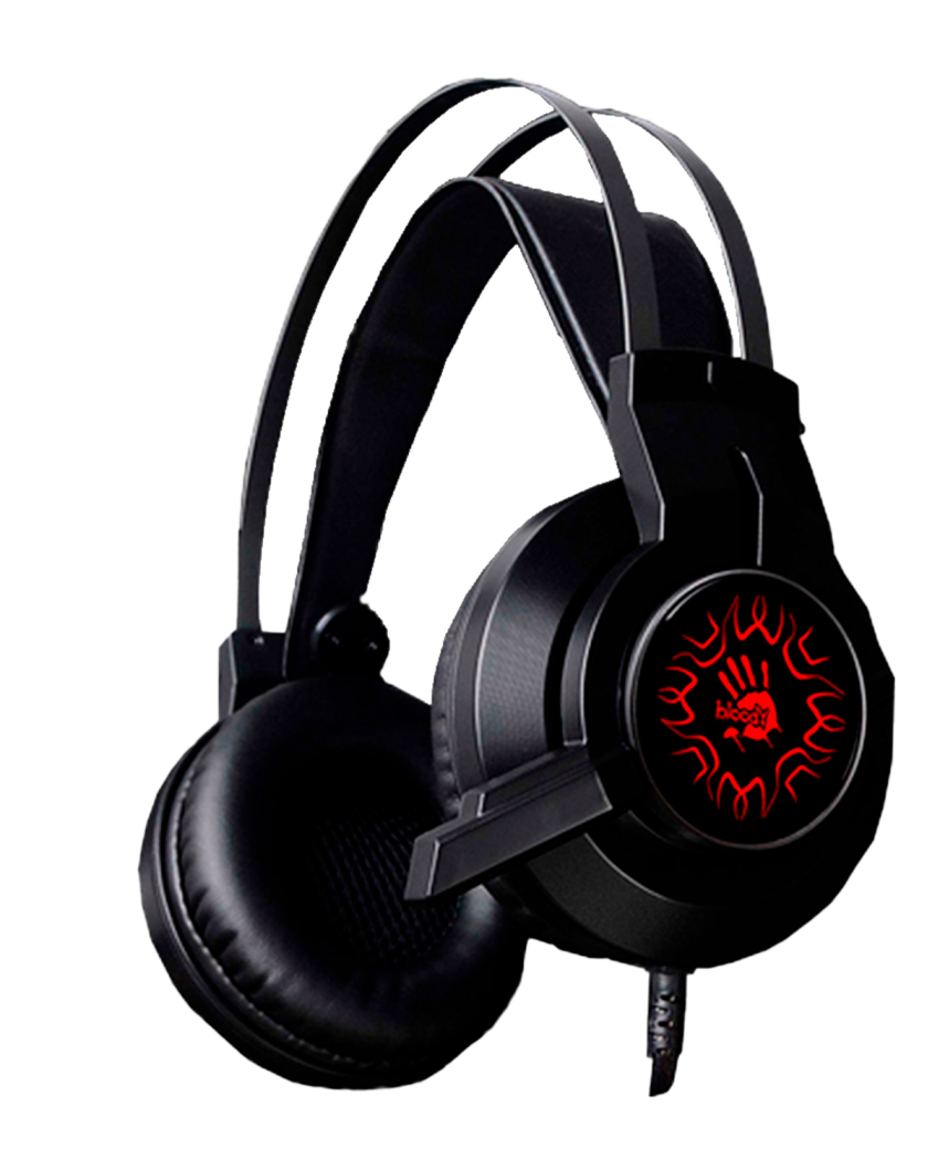 Наушники игровые проводные Bloody J437 Gaming / Black