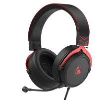 Наушники игровые проводные Bloody M590i Sport Red Gaming / Black-Red