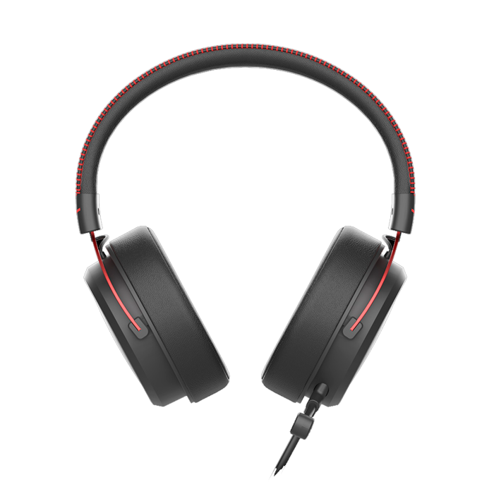 Наушники игровые проводные Bloody M590i Sport Red Gaming / Black-Red