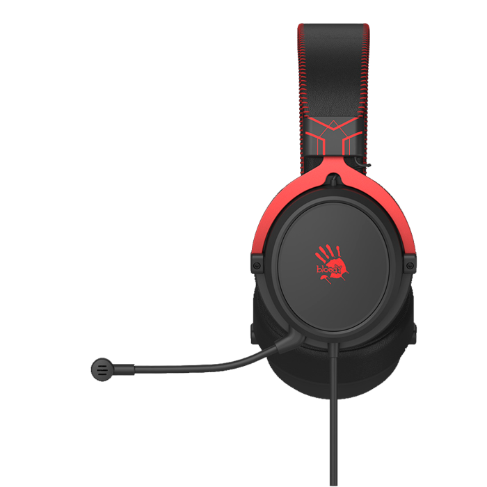 Наушники игровые проводные Bloody M590i Sport Red Gaming / Black-Red