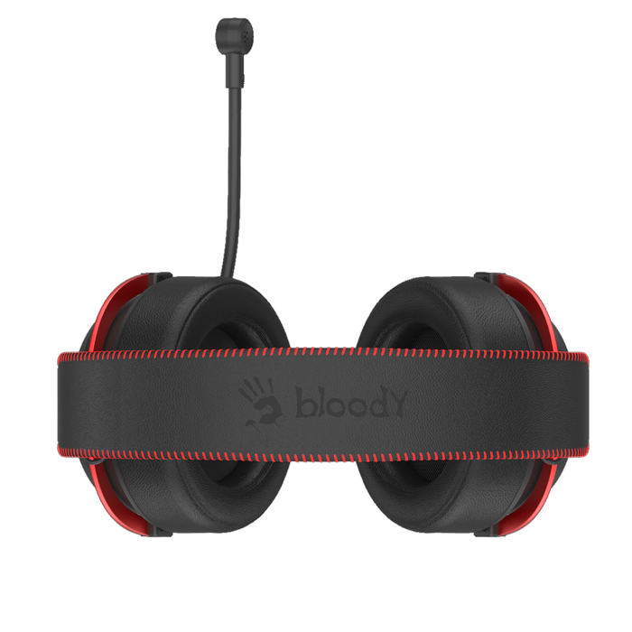 Наушники игровые проводные Bloody M590i Sport Red Gaming / Black-Red
