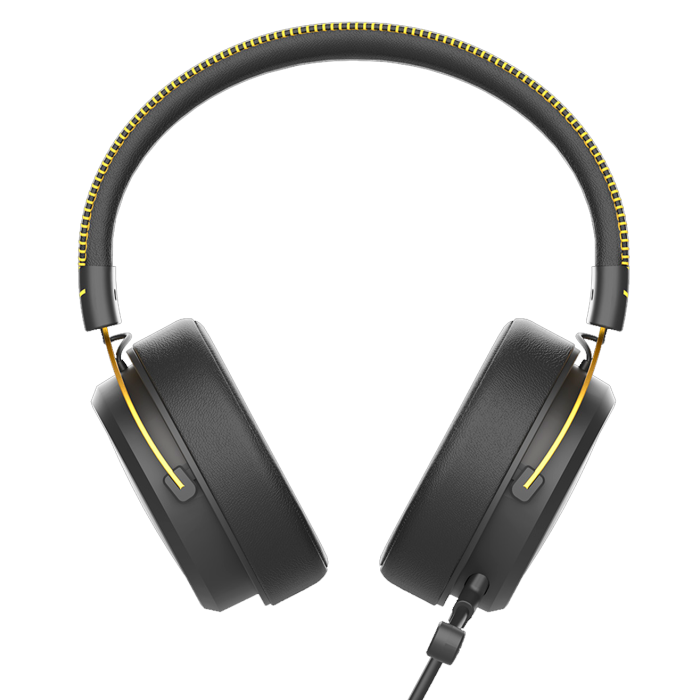 Наушники игровые проводные Bloody M590i Sport Lime Gaming / Black-Yellow