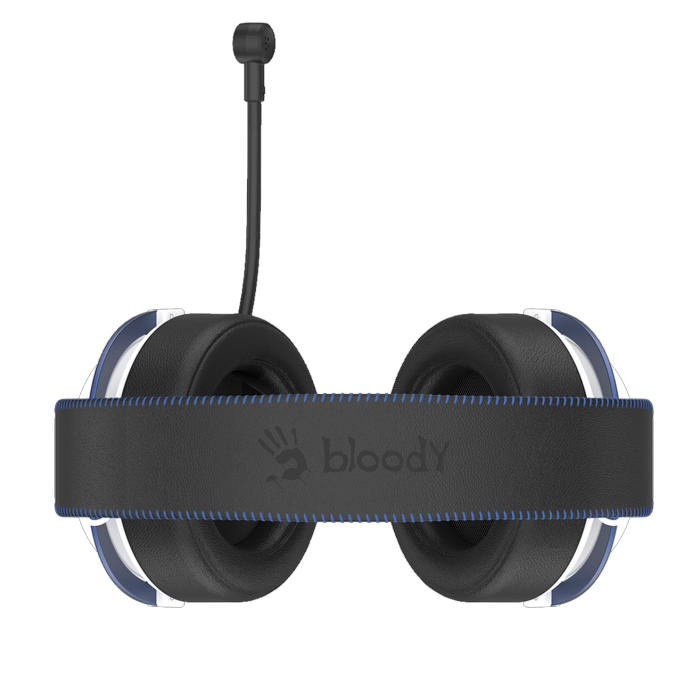 Наушники игровые проводные Bloody M590i Sport Navy Gaming / Black-White