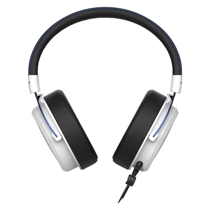 Наушники игровые проводные Bloody M590i Sport Navy Gaming / Black-White