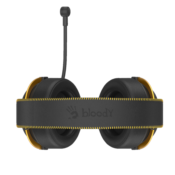 Наушники игровые проводные Bloody M590i Sport Lime Gaming / Black-Yellow