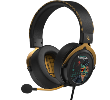 Наушники игровые проводные Bloody M595 Renegade Midnight Gaming / Black