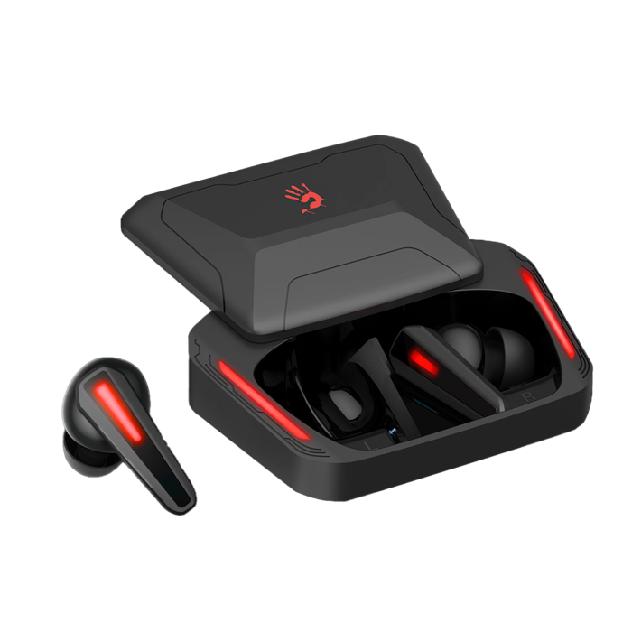 Наушники игровые беспроводные Bloody M70 Gaming Earphones / Black+Blue