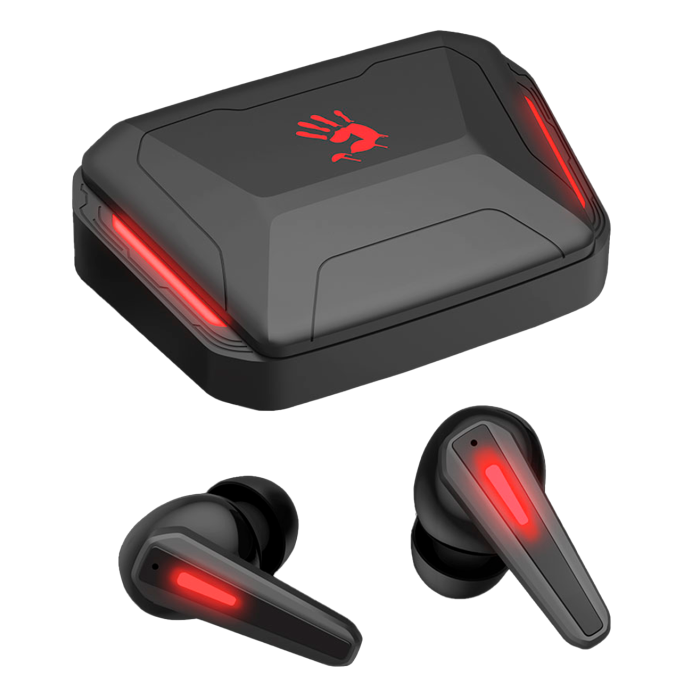 Наушники игровые беспроводные Bloody M70 Gaming Earphones / Black+Blue
