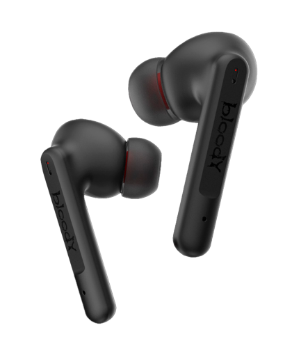Наушники игровые беспроводные Bloody M90 Gaming Earphones / Black+Red