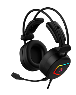 Наушники игровые проводные Bloody MC750 Gaming / Black
