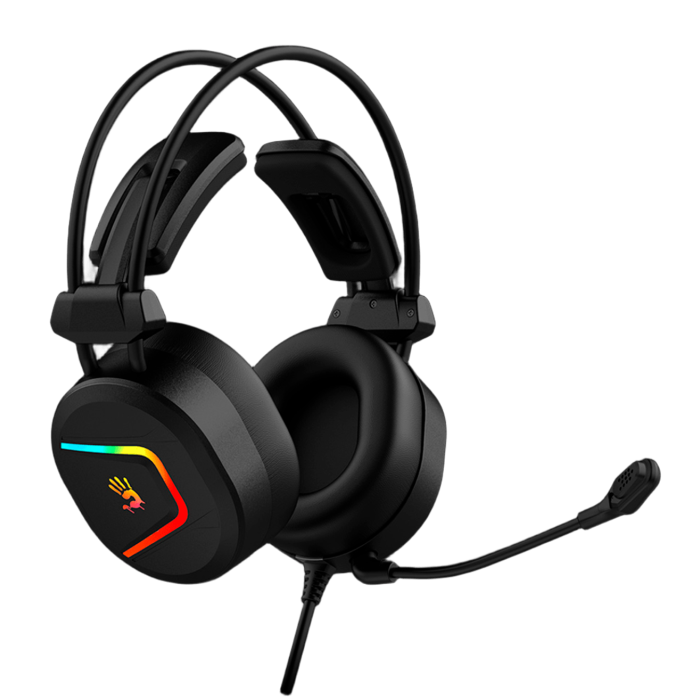Наушники игровые проводные Bloody MC750 Gaming / Black