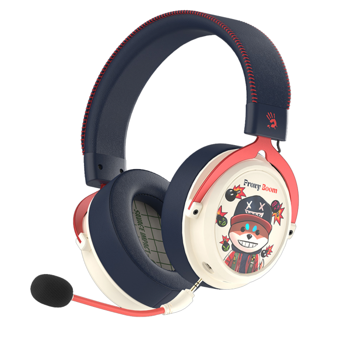 Наушники игровые беспроводные Bloody MR595 PROXY BOOM Gaming