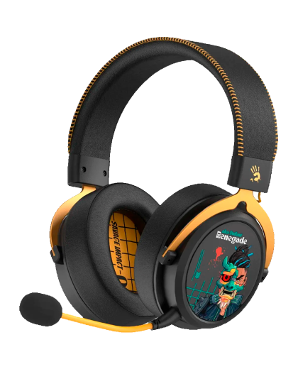 Наушники игровые беспроводные Bloody MR595 RENEGADE MIDNIGHT Gaming