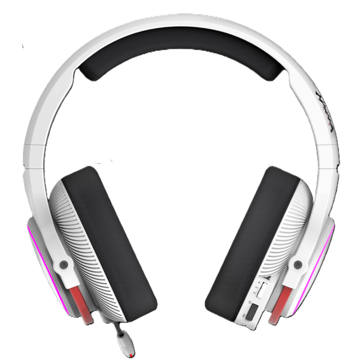 Наушники игровые беспроводные Bloody MR720 NARAKA Gaming RGB / White