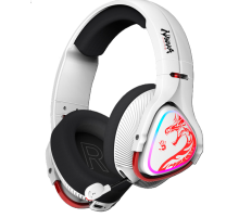 Наушники игровые беспроводные Bloody MR720 NARAKA Gaming RGB / White