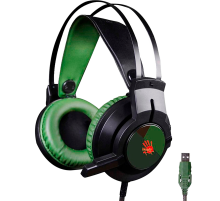 Наушники игровые проводные Bloody J437 Gaming / Army Green
