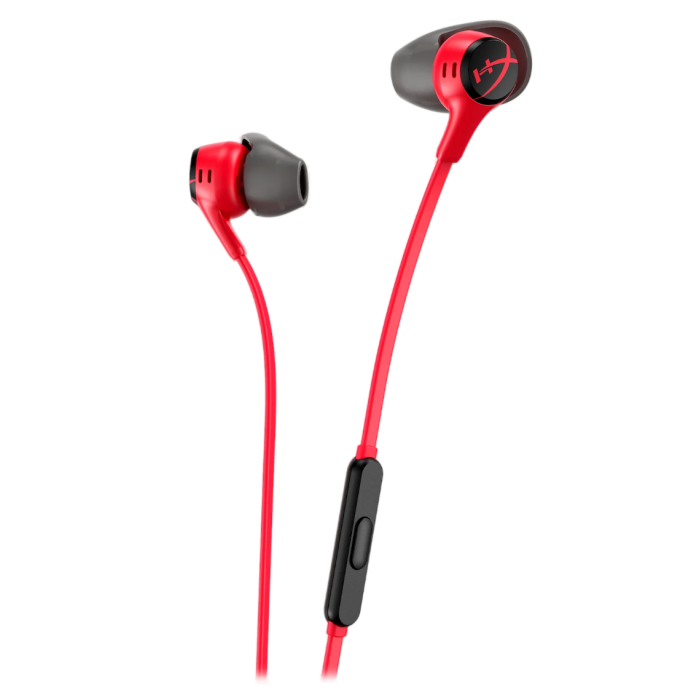 Наушники игровые проводные HyperX Cloud Earbuds II Gaming / Red