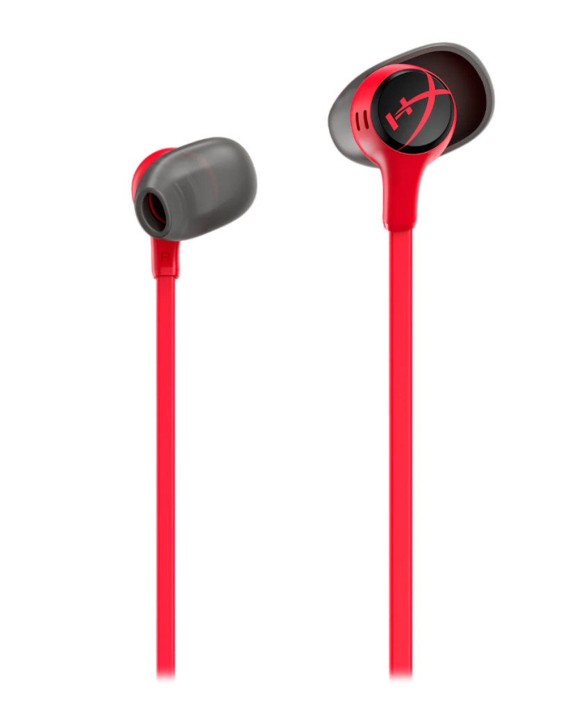 Наушники игровые проводные HyperX Cloud Earbuds II Gaming / Red