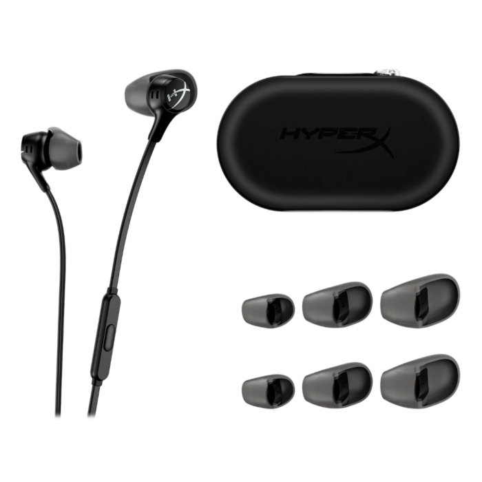 Наушники игровые проводные HyperX Cloud Earbuds II Gaming / Red
