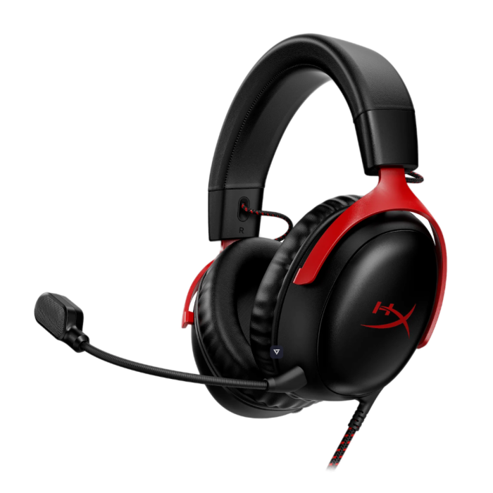 Наушники игровые проводные HyperX Cloud III Gaming / Black-Red