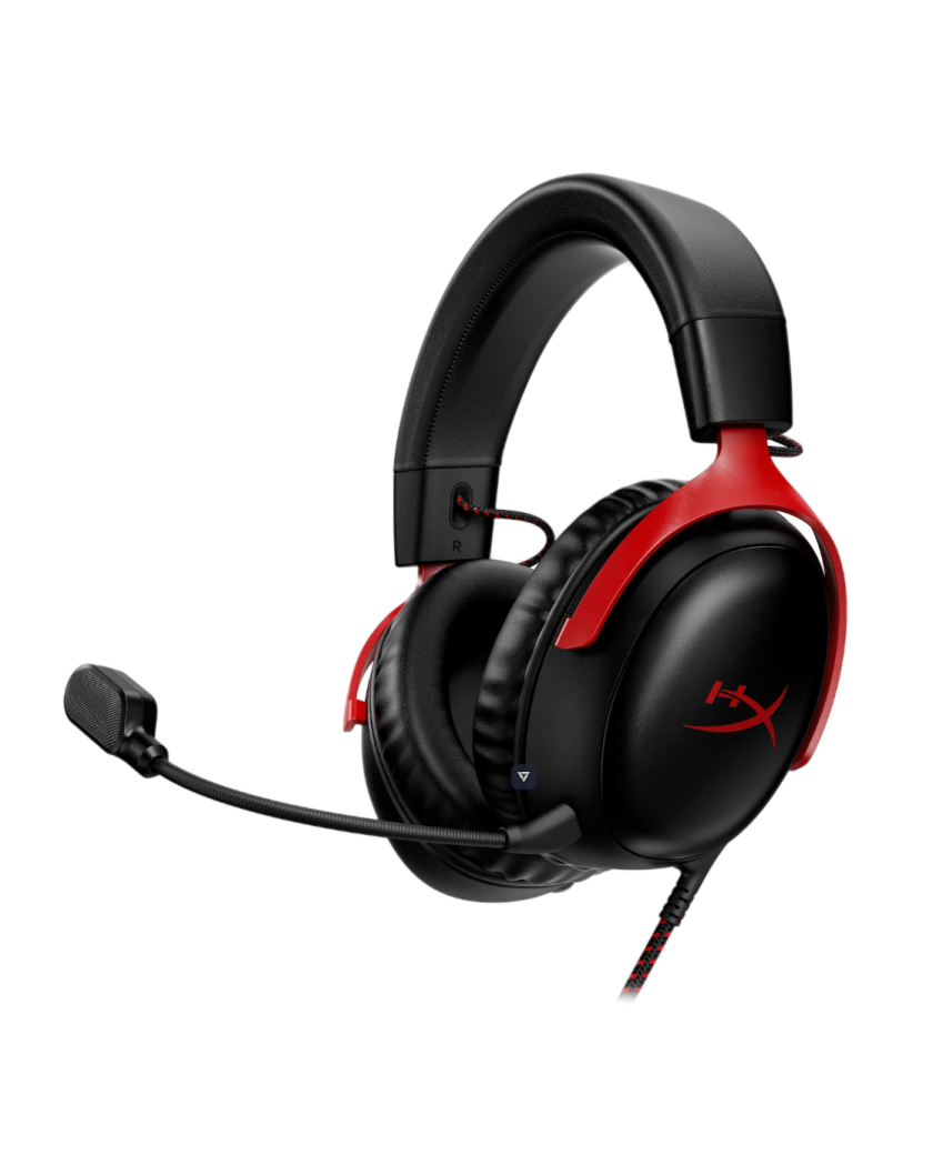 Наушники игровые проводные HyperX Cloud III Gaming / Black-Red