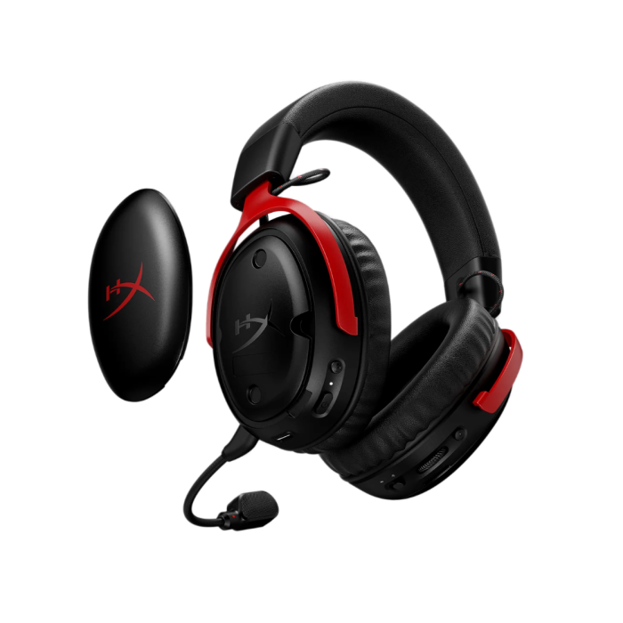 Наушники игровые беспроводные HyperX Cloud III S Wireless Gaming / Black-Red