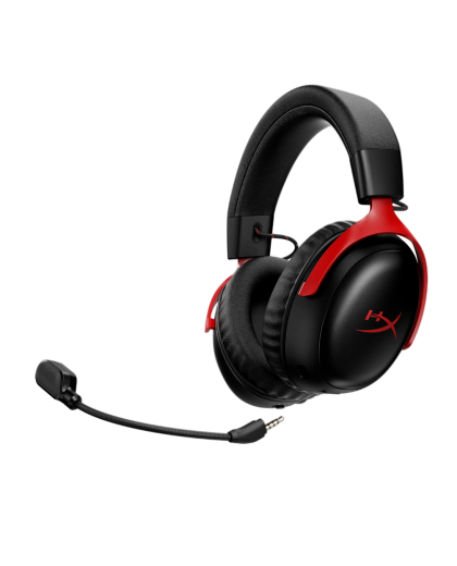 Наушники игровые беспроводные HyperX Cloud III S Wireless Gaming / Black-Red