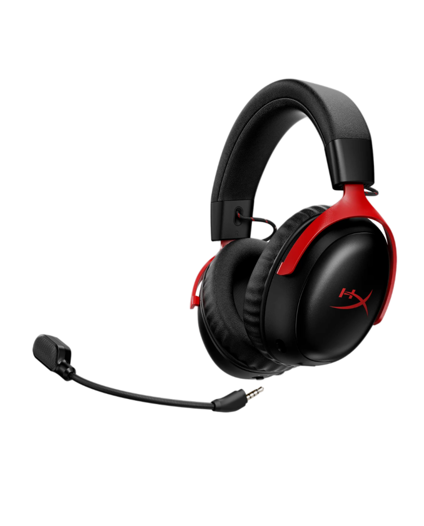 Наушники игровые беспроводные HyperX Cloud III S Wireless Gaming / Black-Red