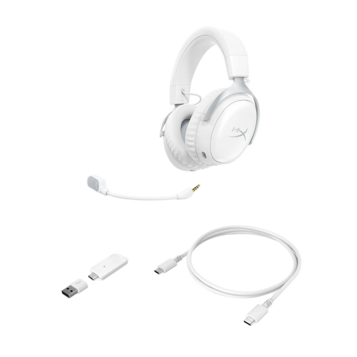 Наушники игровые беспроводные HyperX Cloud III S Wireless Gaming / Black-Red