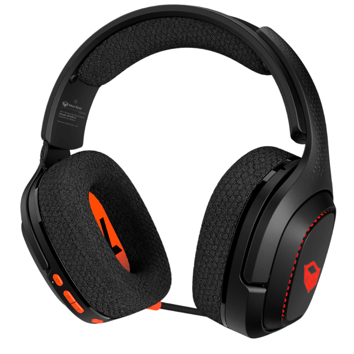 Наушники игровые беспроводные Meetion BTH012 Gaming / Black