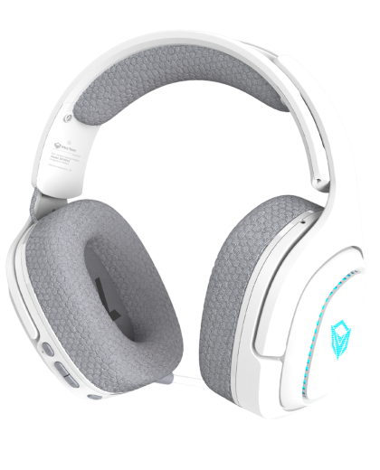 Наушники игровые беспроводные Meetion BTH012 Gaming / White