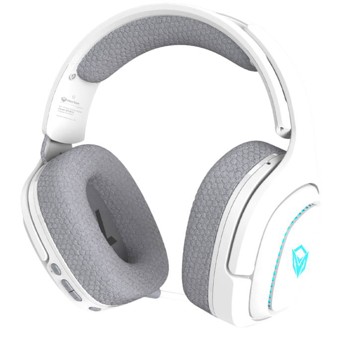 Наушники игровые беспроводные Meetion BTH012 Gaming / White