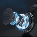 Наушники игровые беспроводные Meetion BTH013 Gaming / Black