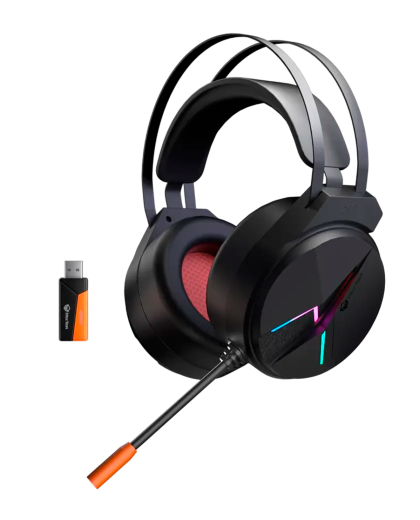Наушники игровые беспроводные Meetion BTH015 Gaming / Black
