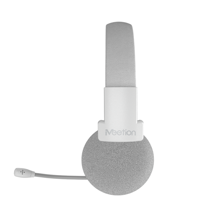 Наушники проводные Meetion HP002 / White+Gray