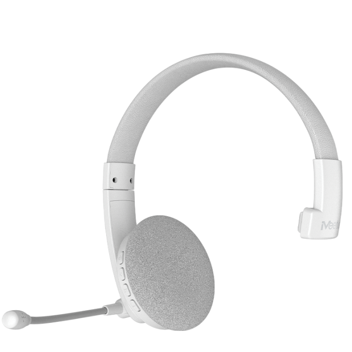 Наушники проводные Meetion HP002 / White+Gray