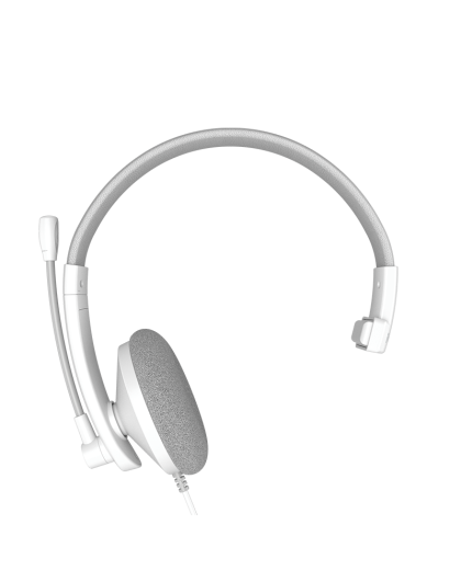 Наушники проводные Meetion HP002U / White+Grey