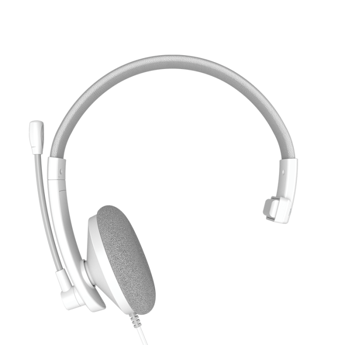 Наушники проводные Meetion HP002U / White+Grey