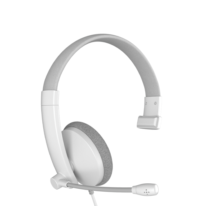 Наушники проводные Meetion HP002U / White+Grey
