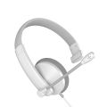 Наушники проводные Meetion HP002U / White+Grey